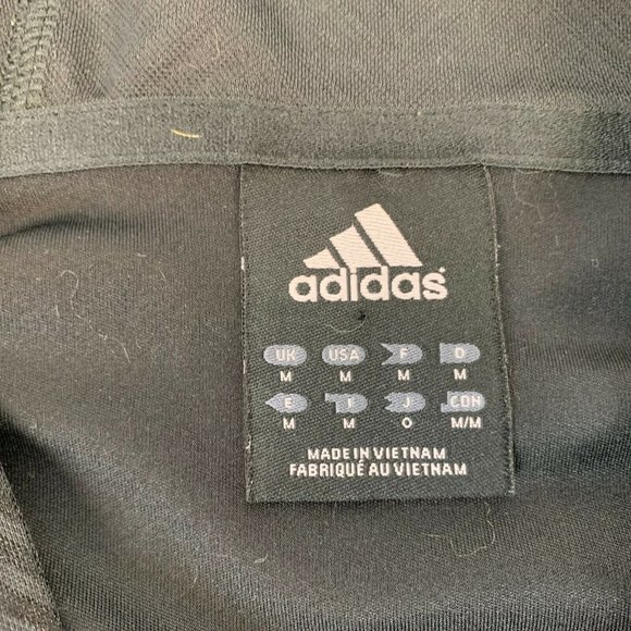 Adidas Lightweight Hooded Clima Lite Sweatshirt Full Zip Black Size Medium - Picture 5 of 5